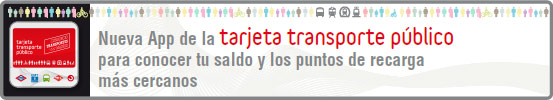 APP Tarjeta transporte público CRTM